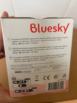 Plancha Bluesky 2000W