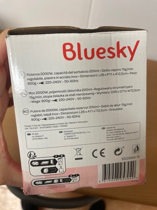 Plancha Bluesky 2000W