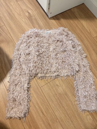 Top Zara peludo talla xs
