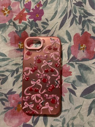 Cover iPhone 8/7 Plus Ciliegie e Fiocchi