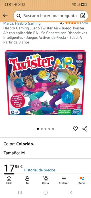 Twister Air Juego Familiar nuevo