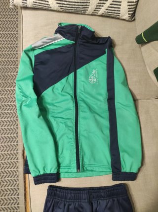 Chándal FESD DOMINICAS talla 14 Verde y Azul