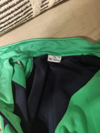 Chándal FESD DOMINICAS talla 14 Verde y Azul