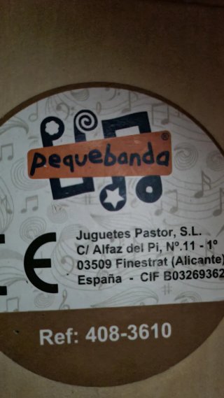 Guitarra infantil con funda