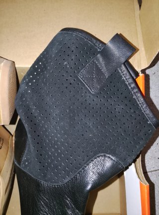 Botines de piel mujer negros