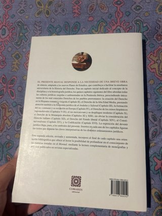 Manual de historia de derecho