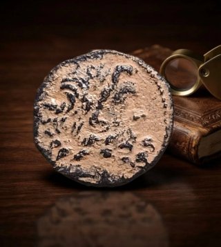 Colgante Moneda Antigua Grecia Bronce