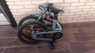 Bicicleta Plegable Bitwin Gris