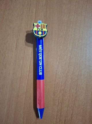 Bolígrafo de publicidad del FC Barcelona
