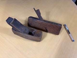 Cepillos de carpintero madera antiguos