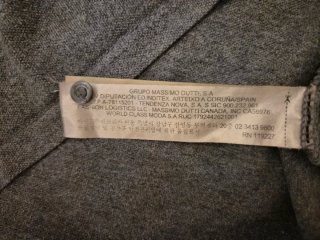 Lote 2 polos Massimo Dutti grises