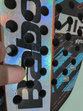 Pala pádel Babolat Air Viper para reparar