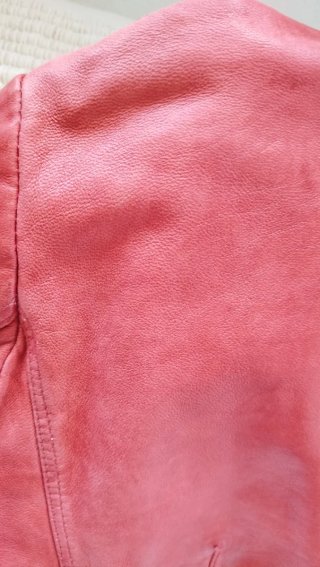 Chaqueta de Piel Roja