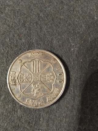 100 Pesetas Plata 1966