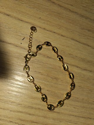Pulsera Acero Inoxidable Baño Oro
