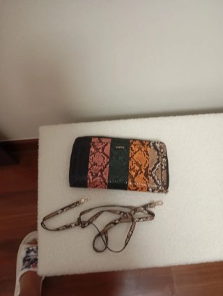 Bolso Cartera Parfois Pitón Multicolor