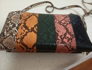 Bolso Cartera Parfois Pitón Multicolor
