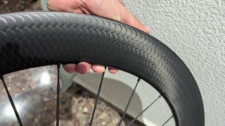 Ruedas carbono carretera 65mm snakeskin
