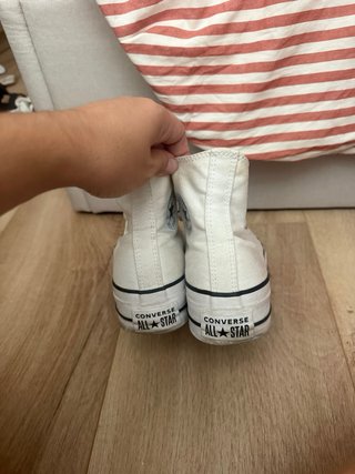 Converse All Star Blancas Caña Alta