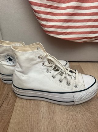 Converse All Star Blancas Caña Alta