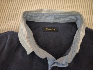 Lote 2 polos Massimo Dutti azules