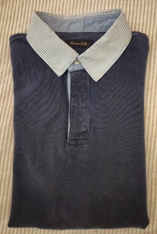 Lote 2 polos Massimo Dutti azules