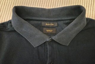 Lote 2 polos Massimo Dutti azules