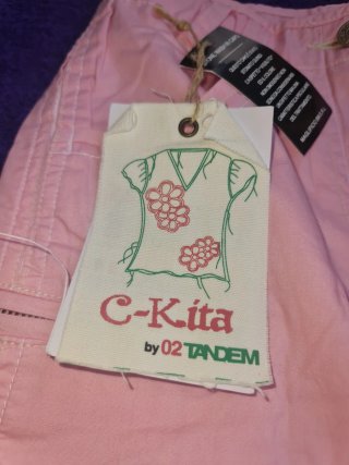 Pantaloni cargo rosa C-Kita by 02 Taglia M bambina
