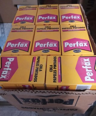 Cajas Cola Perfax Henkel Vintage Años 80