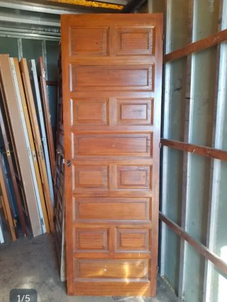 Puerta Castellana Madera 72x214 cm