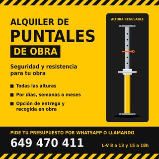 Alquiler Puntales de Obra