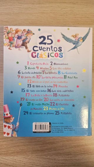 25 cuentos clásicos - libro infantil