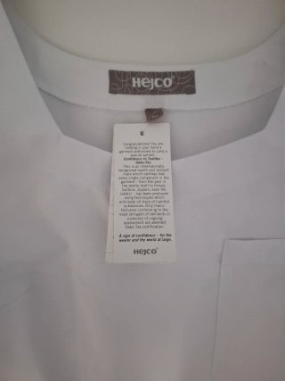 Bata sanitaria Hejco blanca