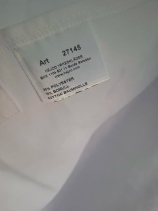 Bata sanitaria Hejco blanca