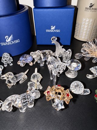 Collezione Swarovski 29 pezzi con scatole