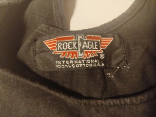 Camiseta Rock Eagle Lobo y Moto