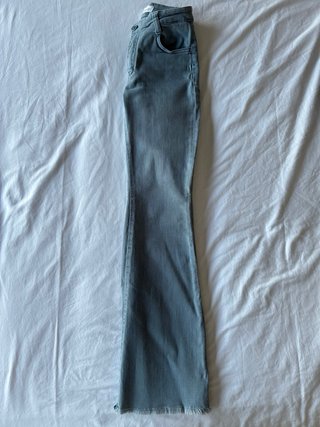 Pantalón campana azul lavado talla 32 Brownie