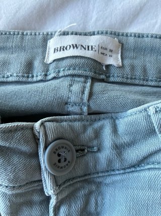 Pantalón campana azul lavado talla 32 Brownie