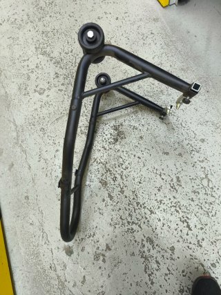 Caballete delantero tija moto