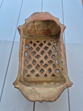 Lámpara de pared de cerámica beige