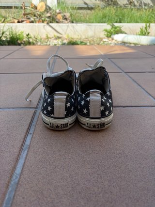 Converse All Star Estrellas Negras Talla 39