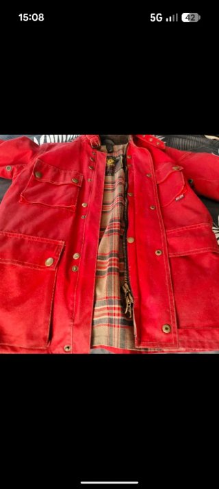 Chaqueta Belstaff Roja