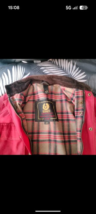 Chaqueta Belstaff Roja