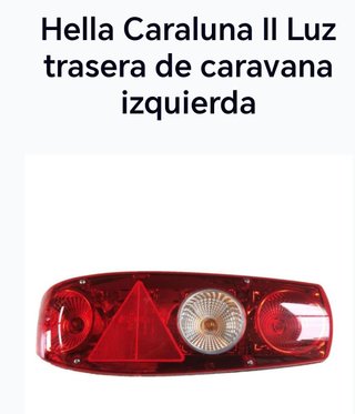 Piloto trasero caravana