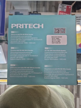 Pritech RD-015 Radio Bluetooth Inalámbrica