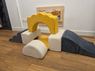 Bloques psicomotricidad infantil espuma Aosom