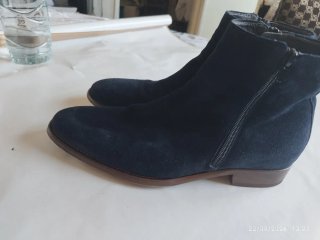 Botines de vestir elegantes negros marca Italia