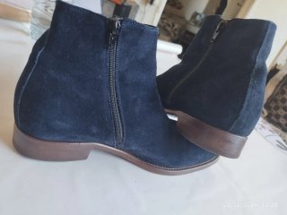 Botines de vestir elegantes negros marca Italia