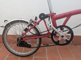Bicicleta Brompton M3L Roja