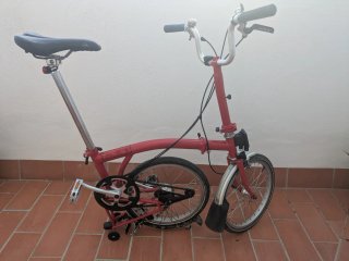 Bicicleta Brompton M3L Roja